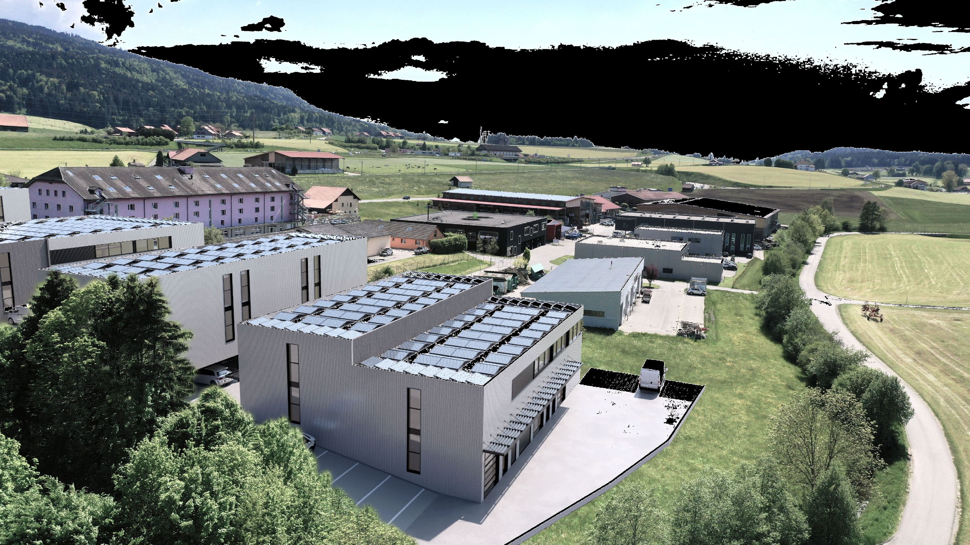 Vue d'ensemble Vaulruz